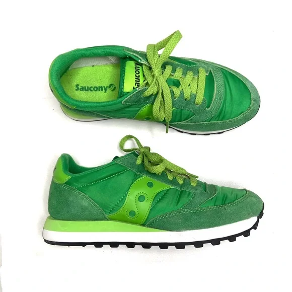 SAUCONY Jazz Green on Green Sneaker - Picture 4 of 16